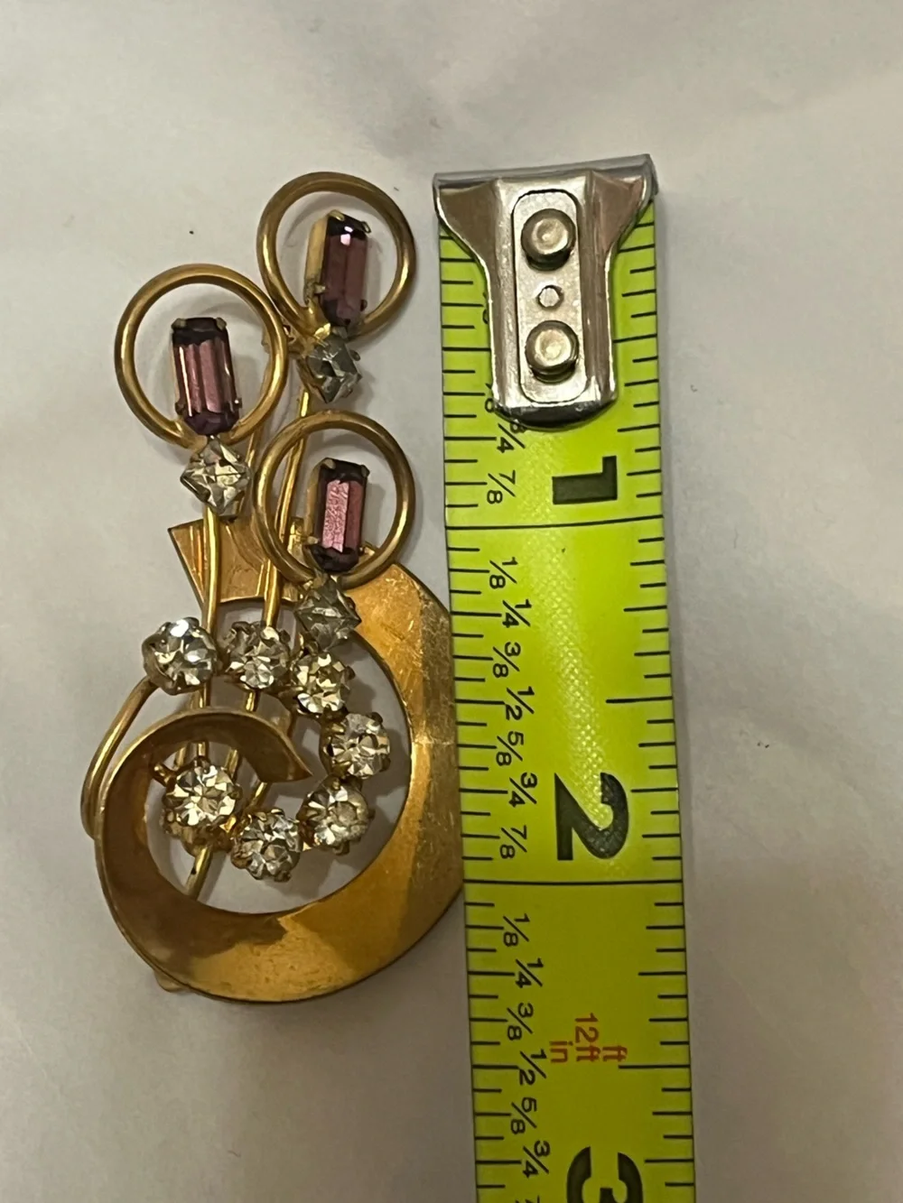 Vintage Rhinestone Brooch